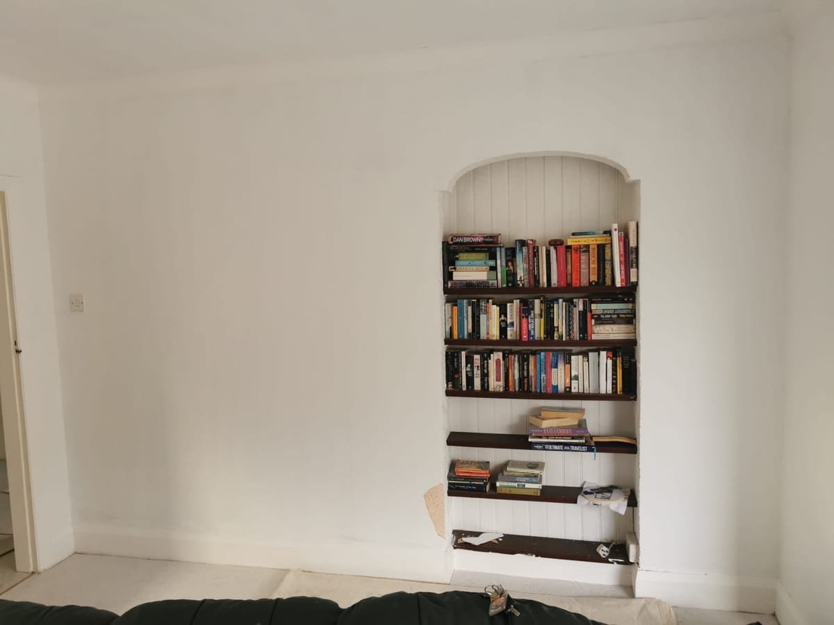 Patterned wallpaper installation Mansfield – Prime Renovations