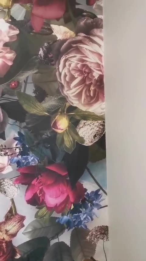 Floral wallpaper installation video – Prime Renovations, Mansfield Nottinghamshire